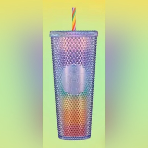 Starbucks Rainbow Sparkle Studded X Sofie Birkin Venti Tumbler PRIDE - Picture 11 of 15